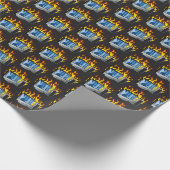 Computer Fire Wrapping Paper Cadeaupapier (Hoek)