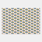 Computer Fire Wrapping Paper Flat Sheet Set van 3 (Voorkant 2)