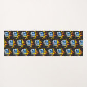 Computer Fire Yoga Mat (Achterkant (horizontaal))