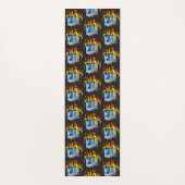 Computer Fire Yoga Mat (Achterkant)