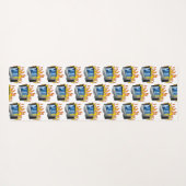 Computer Fire Yoga Mat (Achterkant (horizontaal))