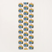 Computer Fire Yoga Mat (Achterkant)