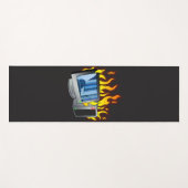 Computer Fire Yoga Mat (Voorkant (horizontaal))