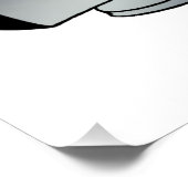 Computer Fire Zazzle Glossy Poster (Hoek)