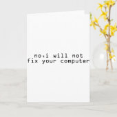 Computer Fixer Kaart (Gele Bloem)