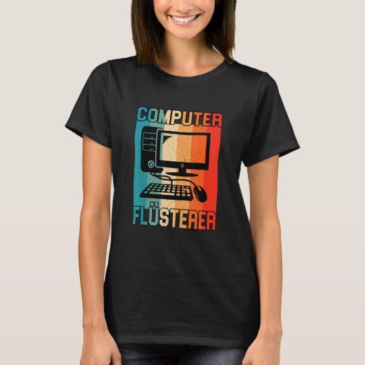 Computer Flüsterer Informatiker Administrator T-shirt (Voorkant)