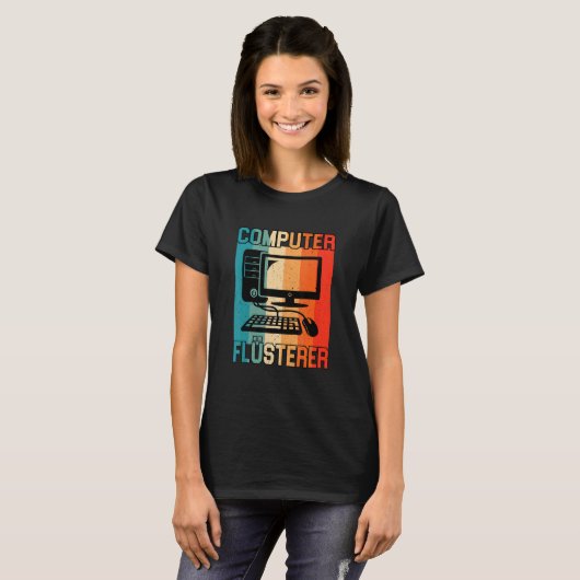 Computer Flüsterer Informatiker Administrator T-shirt (Voorkant volledig)