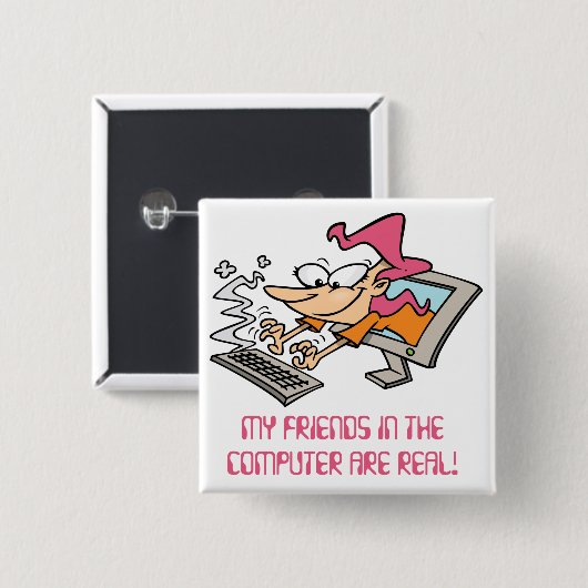 Computer Friends Button (Voorkant /achterkant)