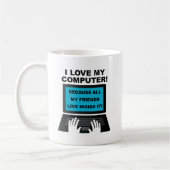 Computer Friends Funny Mug Koffiemok (Links)