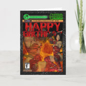 Computer Game Fan Verjaardag Kaart, console, pc Kaart (Voorkant)