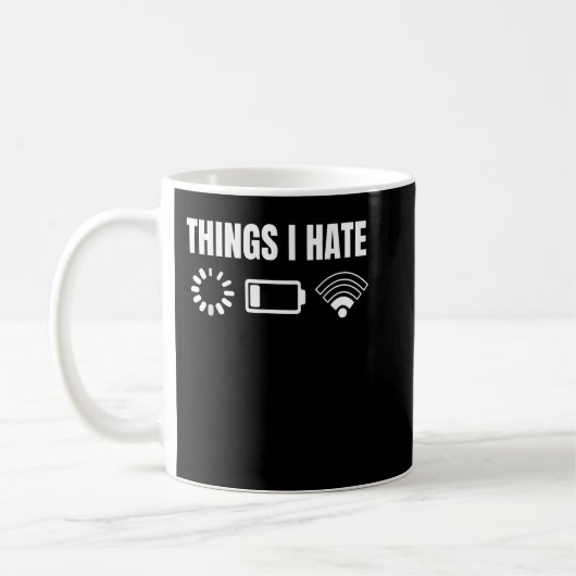 Computer Gamer Gift Things I Hate Koffiemok (Links)