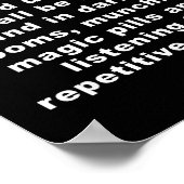 Computer Games Dont Affect Us Funny  Poster (Hoek)