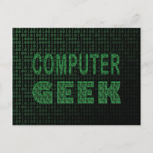 Computer Geek Briefkaart