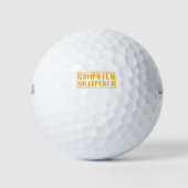 Computer Geek Cadeauidee Golfballen (Voorkant)