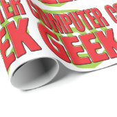 Computer Geek Cadeaupapier (Rol Hoek)