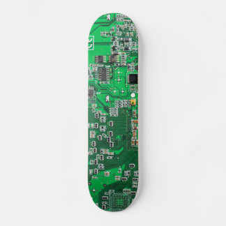 Computer Geek Circuit Board - groen Skateboard