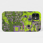 Computer Geek Circuit Board - neongeel Case-Mate iPhone Case (Achterkant (horizontaal))