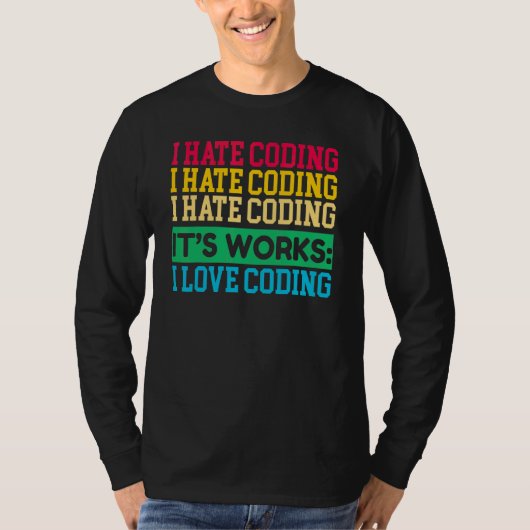 Computer Geek Gezegde Programmeren T-shirt (Voorkant)