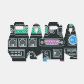 Computer Geek Input Pattern Favor Box Bedankdoosjes (Uitgevouwen)