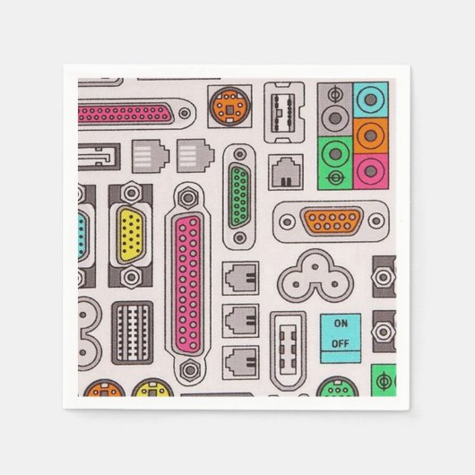 Computer Geek Input Pattern Servet (Voorkant)