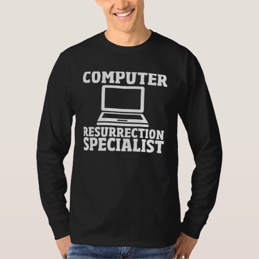 Computer Geek  IT Engineer Tech Computer Repair T-shirt (Voorkant)