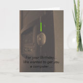 Computer Geek Kaart (Voorkant)