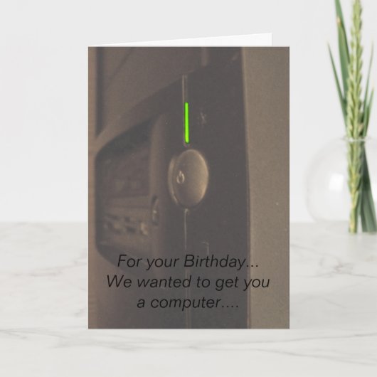 Computer Geek Kaart (Voorkant)