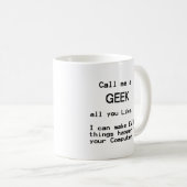 Computer Geek Koffiemok (Voorkant rechts)