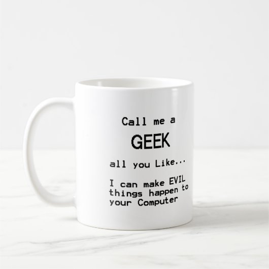Computer Geek Koffiemok (Links)