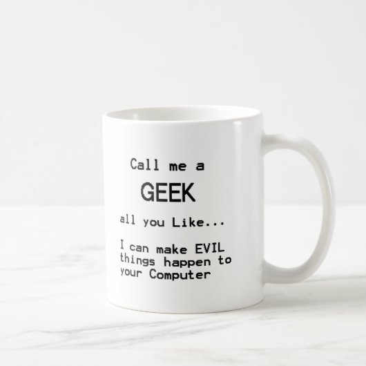 Computer Geek Koffiemok (Rechts)