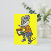 Computer Geek Mouse Briefkaart (Staand voorkant)