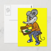 Computer Geek Mouse Briefkaart (Voorkant / Achterkant)