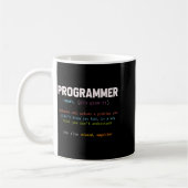 Computer Geek Nerd Gift Funny Programmer Koffiemok (Links)