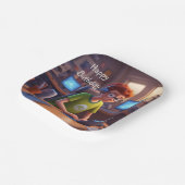 Computer Geek Papieren Bordje (Gebogen)