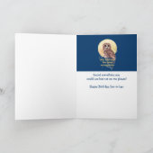 Computer Geek Son-in-law Humor Birthday Owl Fun Kaart (Binnen)