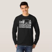 Computer Geek Tech Nerd Mannen Women Cool Support  T-shirt (Voorkant volledig)