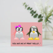 Computer Geek Valentijn: Taalliefde programmeren Feestdagenkaart (Staand voorkant)