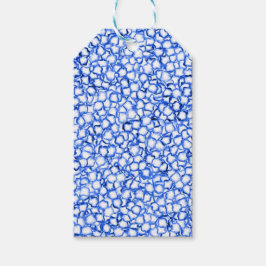 Computer-Generated Blue Petals Cadeaulabel