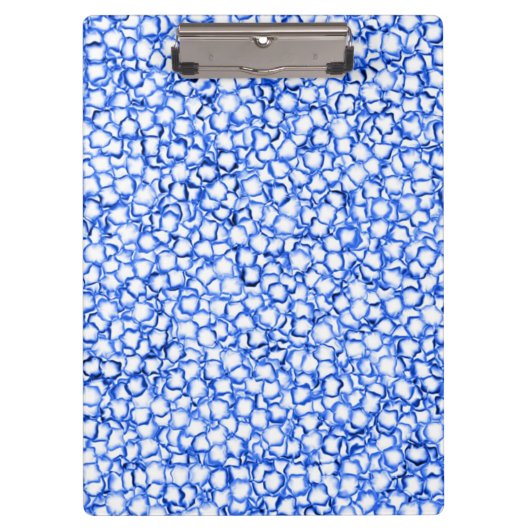 Computer-Generated Blue Petals Klembord (Voorkant)