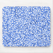 Computer-Generated Blue Petals Muismat (Voorkant)