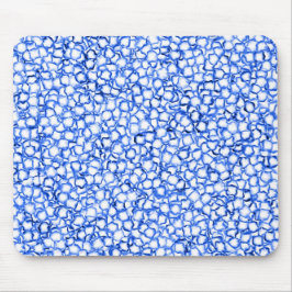 Computer-Generated Blue Petals Muismat