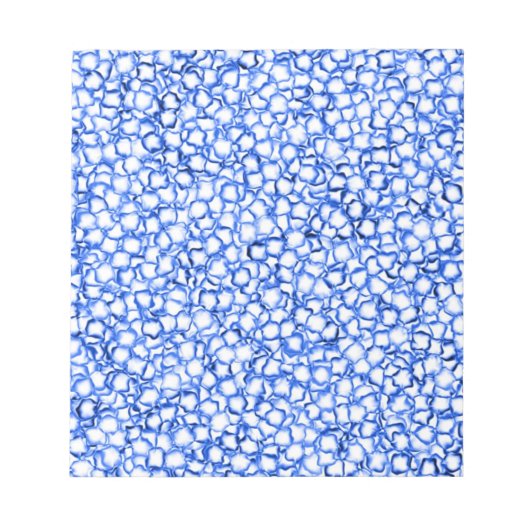 Computer-Generated Blue Petals Notitieblok (Voorkant)