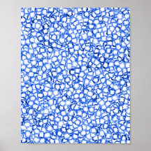 Computer-Generated Blue Petals