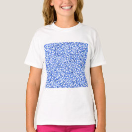 Computer-Generated Blue Petals T-shirt