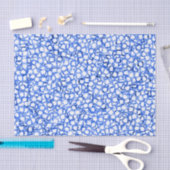 Computer-Generated Blue Petals Tissuepapier (Craft)