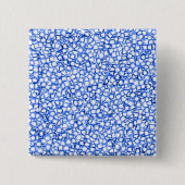 Computer-Generated Blue Petals Vierkante Button 5,1 Cm (Voorkant)