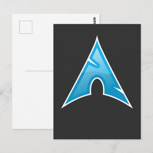 Computer Genius Arch Logo Gift Linux Love Symbol Briefkaart (Voorkant / Achterkant)