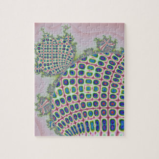 Computer geproduceerde handcraft gestalte gegeven legpuzzel