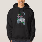 Computer Glitch Geek Programmer Nerd Fout T Hoodie (Voorkant)