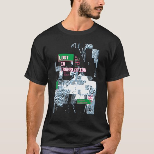 Computer Glitch Geek Programmer Nerd Fout T T-shirt (Voorkant)